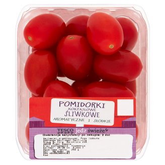 Tesco Pomidorki koktajlowe śliwkowe 250 g