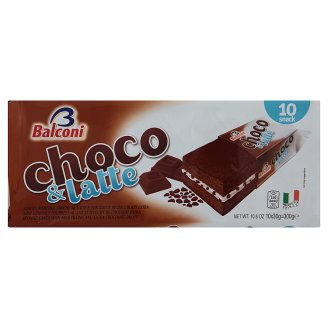 Balconi Choco and Latte Torcik czekoladowy 300 g (10 sztuk)