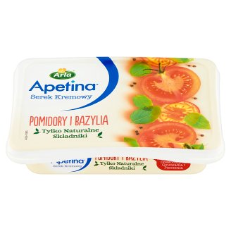 Apetina Serek kremowy pomidory i bazylia 125 g