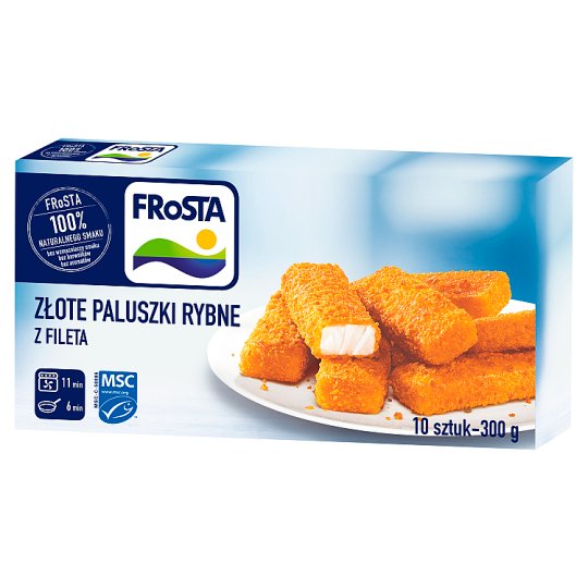 FRoSTA Złote paluszki rybne z fileta 300 g (10 sztuk)
