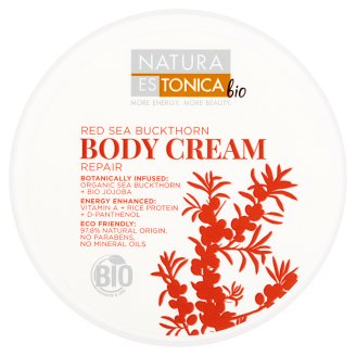 Natura Estonica Bio Regenerujący krem do ciała Rokitnik z Morza Czerwonego 300 ml