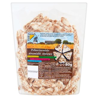 Pop Crop Pełnoziarniste piramidki zbożowe 80 g