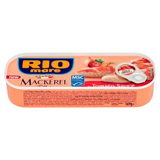Rio Mare Filety makreli w sosie pomidorowym z warzywami 169 g