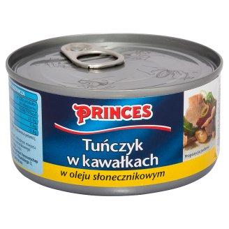 Princes Tuńczyk w kawałkach w oleju słonecznikowym 185 g