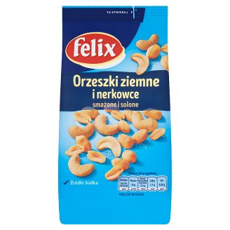 Felix Orzechy ziemne i nerkowce solone 240 g
