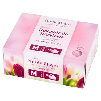 Home&Care Rękawiczki nitrylowe M 50 sztuk
