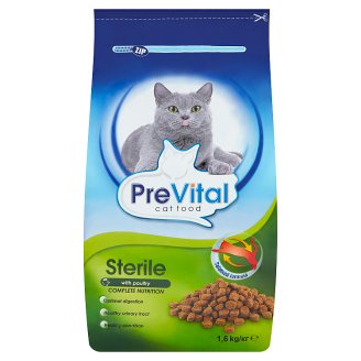 PreVital Sterile Pełnoporcjowa karma dla dorosłych kotów po sterylizacji 1,6 kg