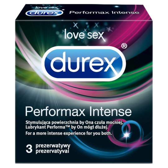 Durex Performax Intense Prezerwatywy 3 sztuki