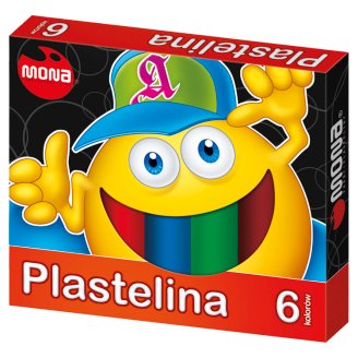 Mona Plastelina 6 kolorów