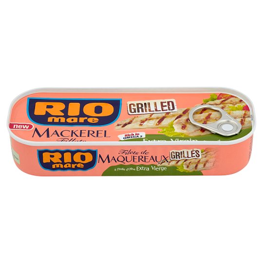 Rio Mare Grillowane filety makreli w oliwie z oliwek ekstra vergine 120 g