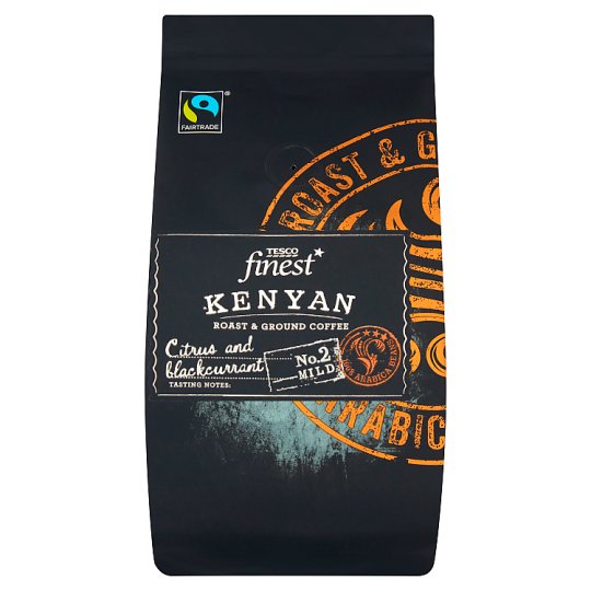 Tesco Finest Kenyan Kawa palona mielona 227 g