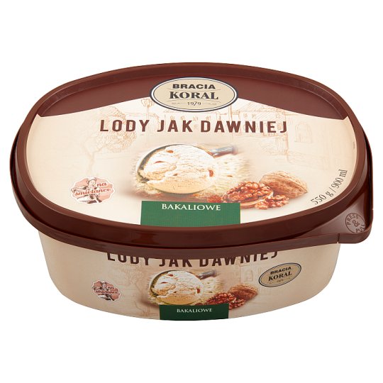 Bracia Koral Lody jak dawniej Ice Cream with Raisins and Walnuts 900 ml
