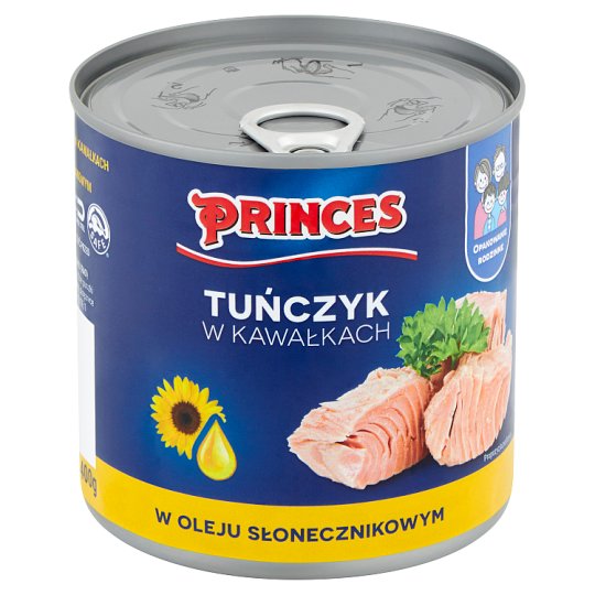 Princes Tuńczyk w kawałkach w oleju słonecznikowym 400 g