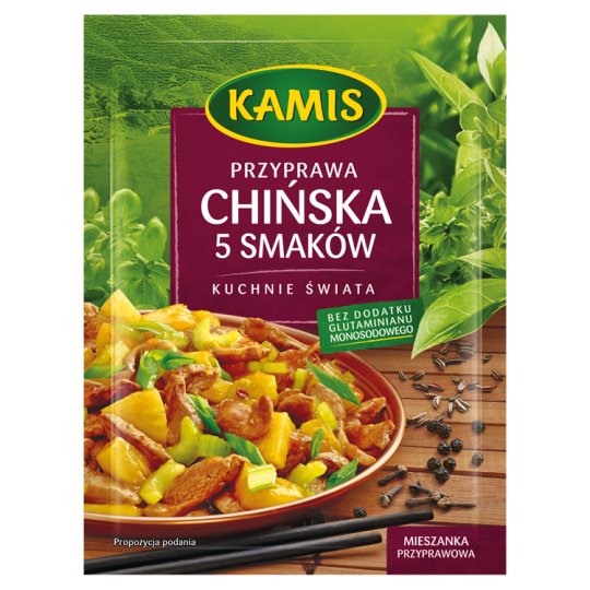 Kamis Kuchnie świata Przyprawa chińska 5 smaków Mieszanka przyprawowa 20 g