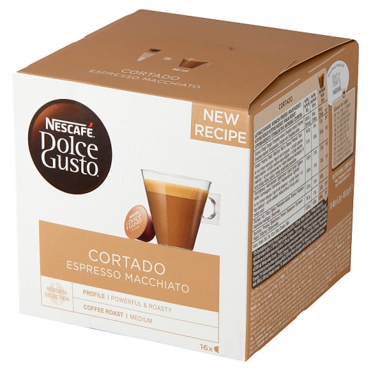 Nescafé Dolce Gusto Cortado Espresso Macchiato Kawa w kapsułkach 100,8 g (16 sztuk)