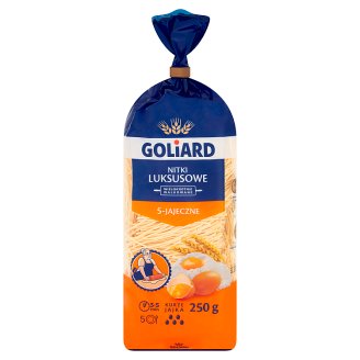 Goliard Luksusowy makaron wałkowany 5 jajeczny nitki 250 g