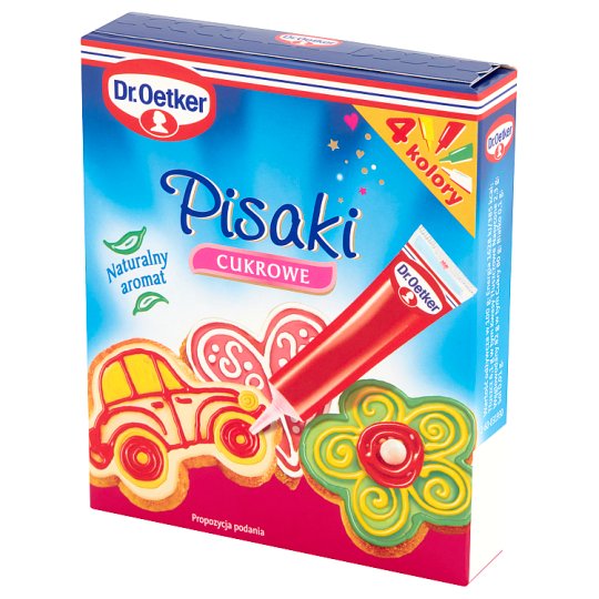 Dr. Oetker Pisaki cukrowe 76 g (4 tubki)