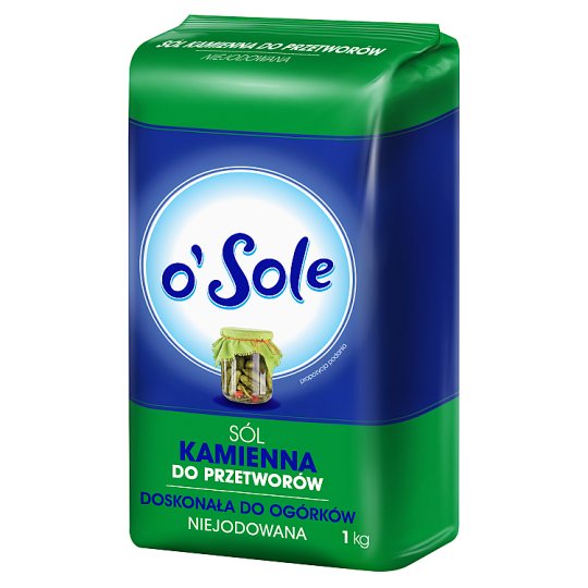 o'Sole Sól kamienna do przetworów niejodowana 1 kg