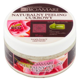 Bioamare Naturalny peeling cukrowy Róża 100 ml