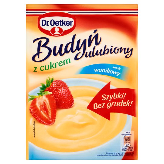 Dr. Oetker Budyń ulubiony z cukrem smak waniliowy 70 g