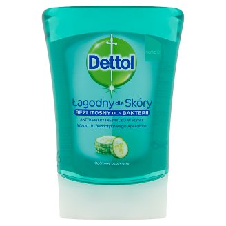 Dettol Ogórkowe Orzeźwienie Wkład do bezdotykowego aplikatora mydła w płynie 250 ml