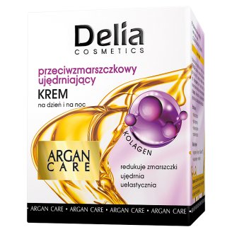 Delia Cosmetics Argan Care Przeciwzmarszczkowy ujędrniający krem na dzień i na noc 50 ml
