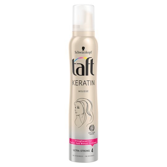 Taft Keratin Ultra Strong Pianka do włosów 200 ml