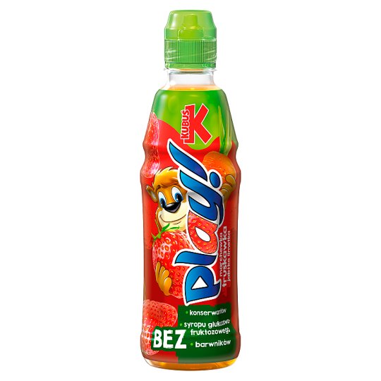 Kubuś Play! Napój z marchwi i owoców marchew truskawka jabłko limetka 400 ml