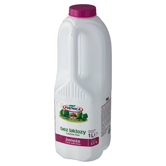 Piątnica Wiejskie bez laktozy Mleko 1 l