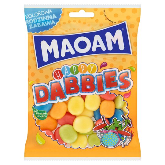 Maoam Happy Dabbies Guma rozpuszczalna 175 g