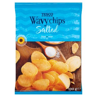 Tesco Chipsy ziemniaczane grubo krojone solone 130 g