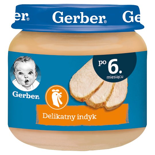 Gerber Moje pierwsze mięsko Delikatny indyk po 6 miesiącu 80 g
