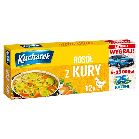 Kucharek Rosół z kury 120 g (12 x 10 g)