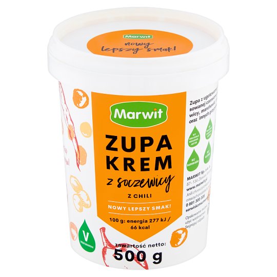 Marwit Zupa krem z soczewicy z chili 500 g