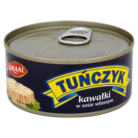 GRAAL Tuńczyk kawałki w sosie własnym 170 g