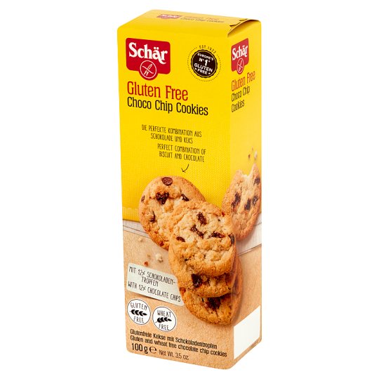 Schär Bezglutenowe ciasteczka czekoladowe 100 g