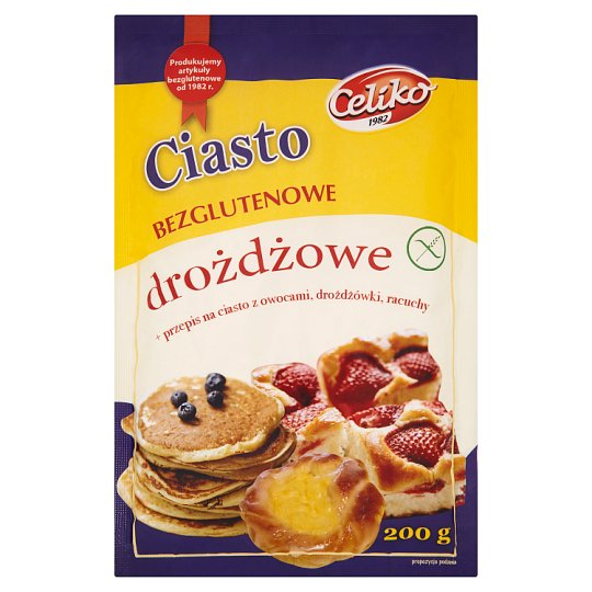 Celiko Ciasto bezglutenowe drożdżowe 200 g Tesco Ezakupy