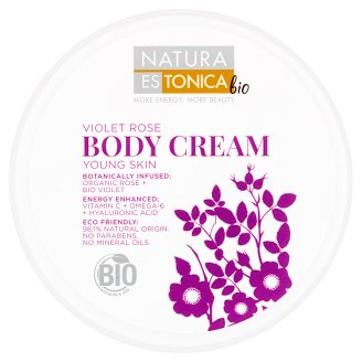Natura Estonica Bio Krem do ciała odmładzający Fiołek i róża 300 ml