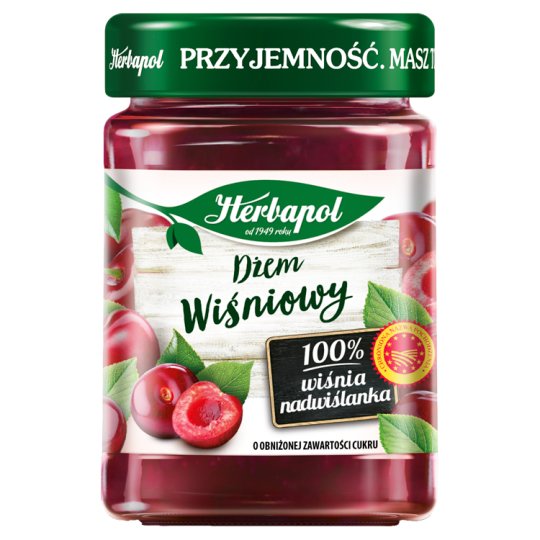 Herbapol Dżem wiśniowy niskosłodzony 280 g