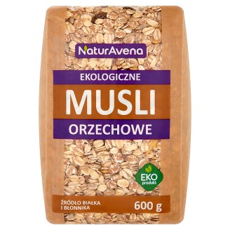 NaturAvena Ekologiczne musli orzechowe 600 g