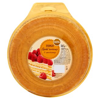 Tesco Spód tortowy 3 warstwowy 400 g