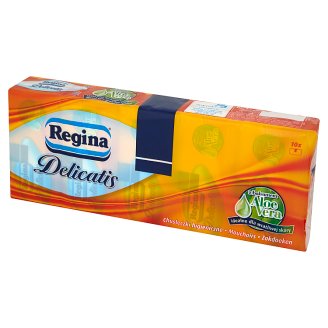 Regina Delicatis Aloe Vera Chusteczki higieniczne 10 x 9 sztuk