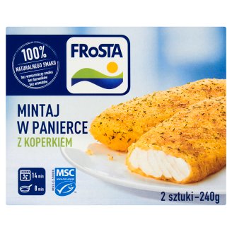 FRoSTA Mintaj w panierce z koperkiem 240 g (2 sztuki)