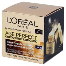 L'Oreal Paris Age Perfect Odrodzenie Komórek 50+ Krem odbudowujący na noc 50 ml