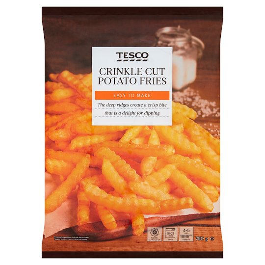 Tesco Frytki ziemniaczane 750 g