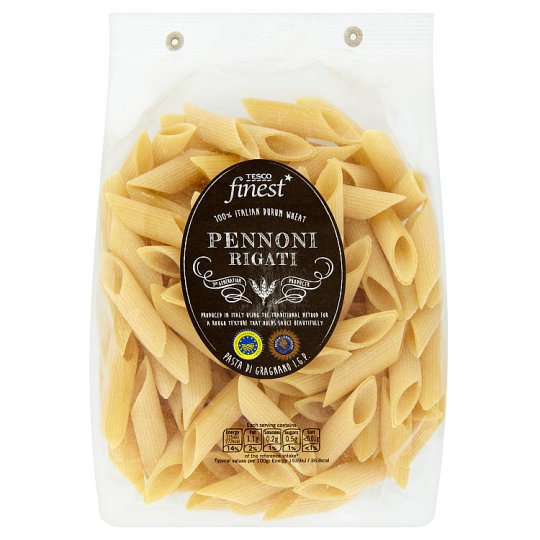 Tesco Finest Pennoni Rigati Makaron z pszenicy durum 500 g