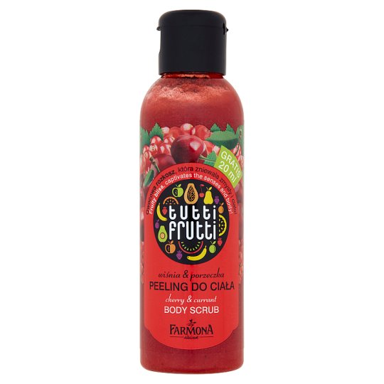 Farmona Tutti Frutti Wiśnia & porzeczka Peeling do ciała 120 ml