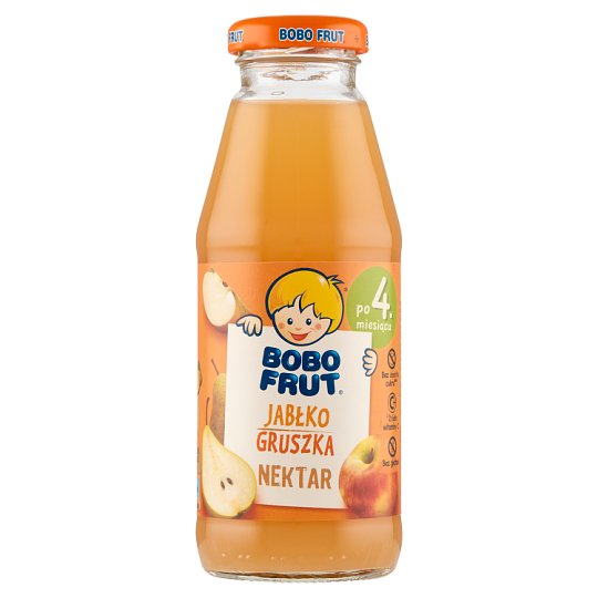 Bobo Frut Nektar jabłko i gruszka po 4 miesiącu 300 ml
