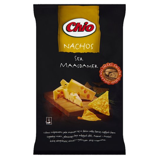 Chio Nachos Ser Maasdamer Chipsy kukurydziane 190 g