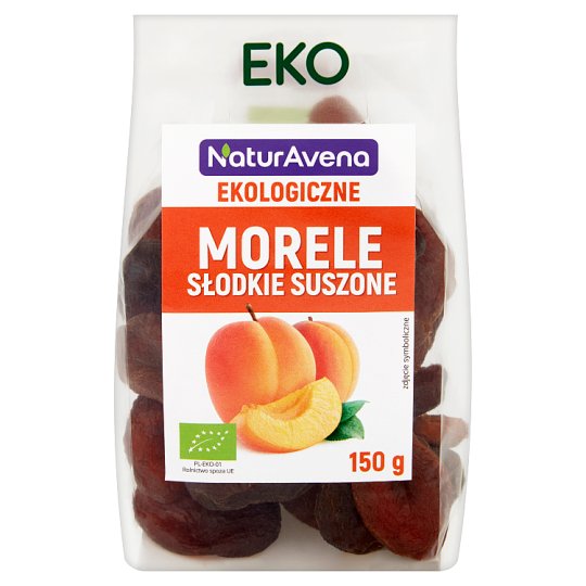 NaturAvena Ekologiczne morele słodkie suszone 150 g